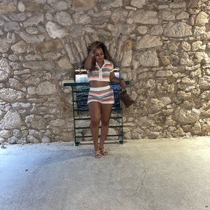 Two piece crochet set